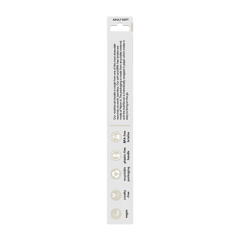 Home Essentials Adult Bamboo Toothbrush - Soft for daily home and personal routines with oral care