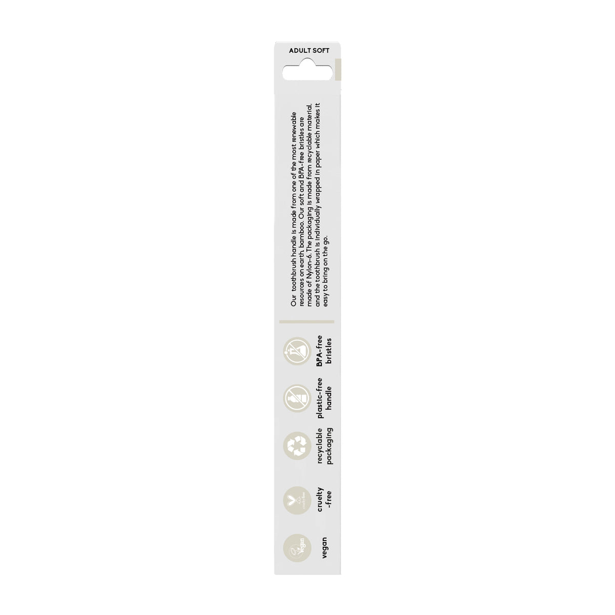 Home Essentials Adult Bamboo Toothbrush - Soft for daily home and personal routines with oral care