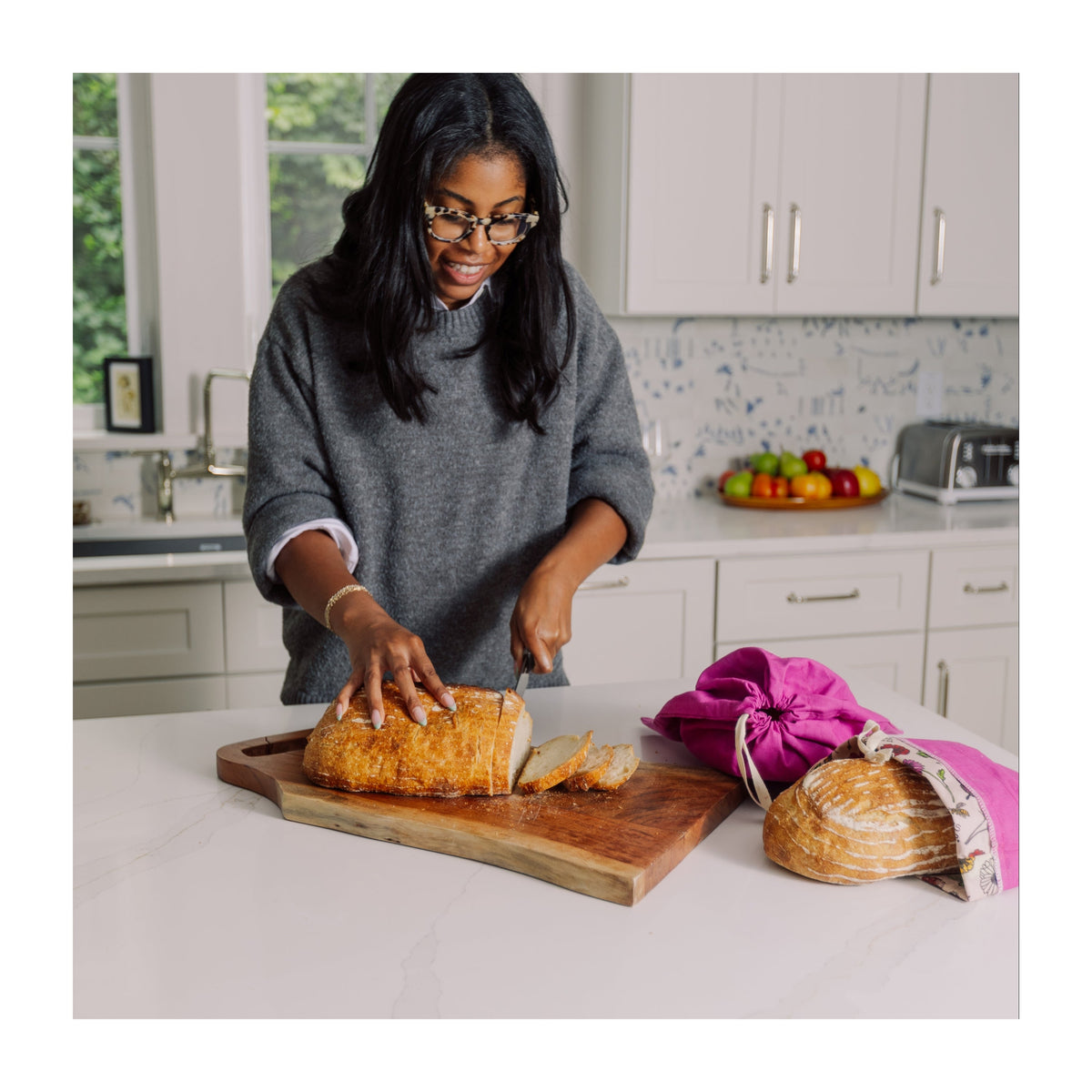 Everyday Home Artisan Bread Bag for daily home and personal routines with pantry foods and beverages