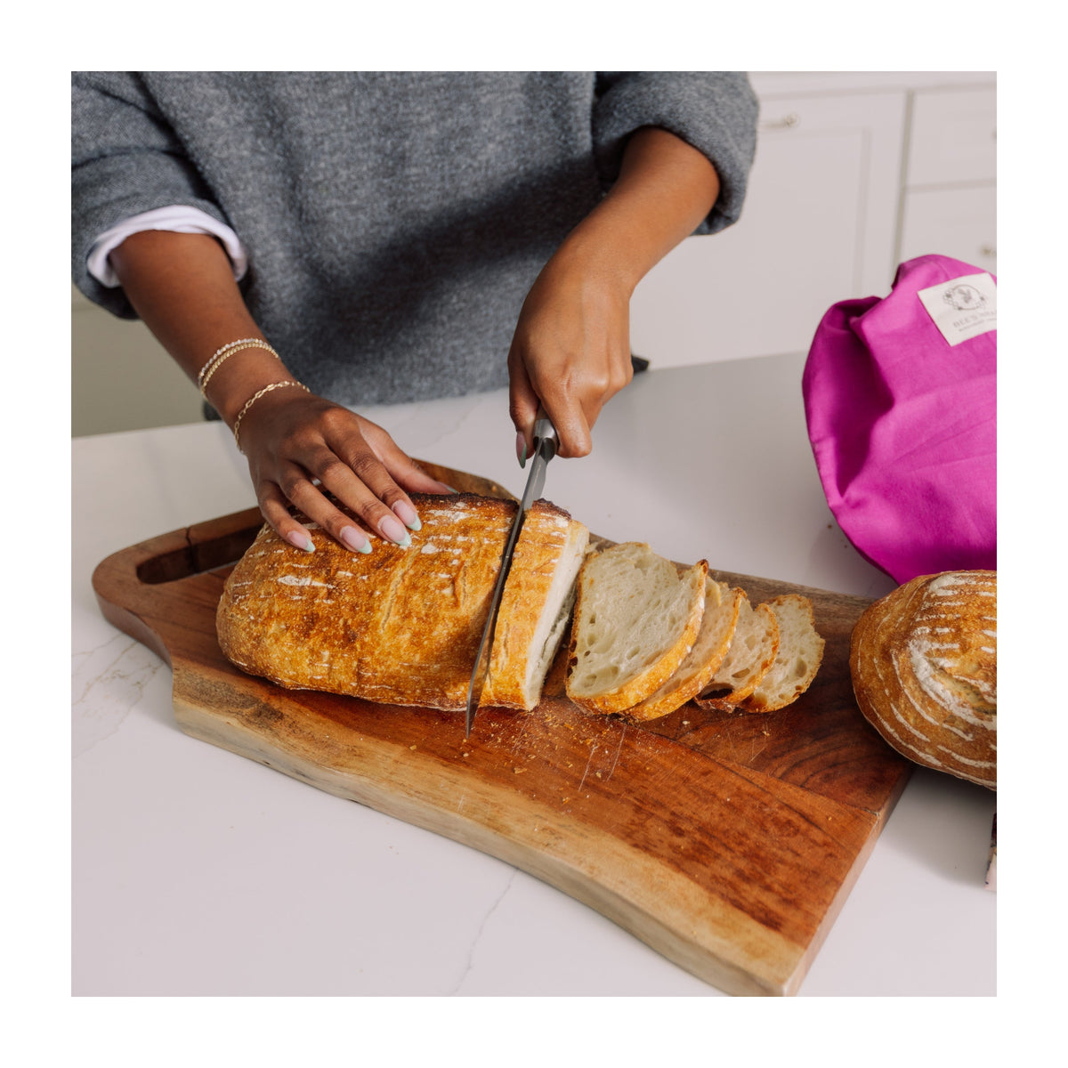 Everyday Home Artisan Bread Bag for daily home and personal routines with pantry foods and beverages