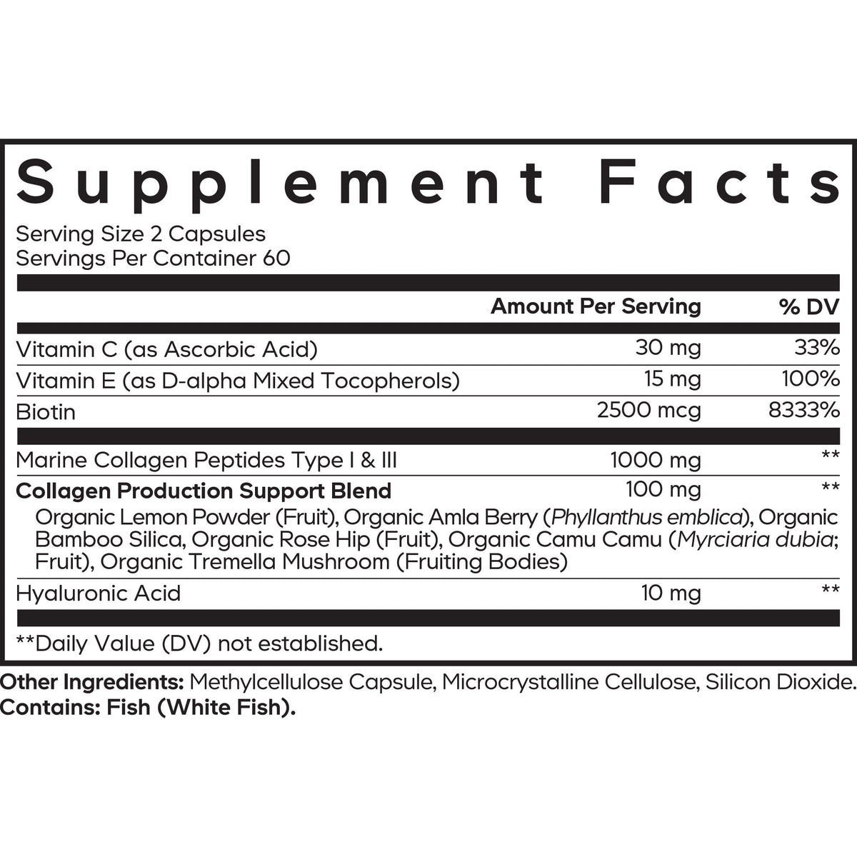 Routine Ready Biotin Marine Collagen Capsules for daily home and personal routines with general everyday essentials