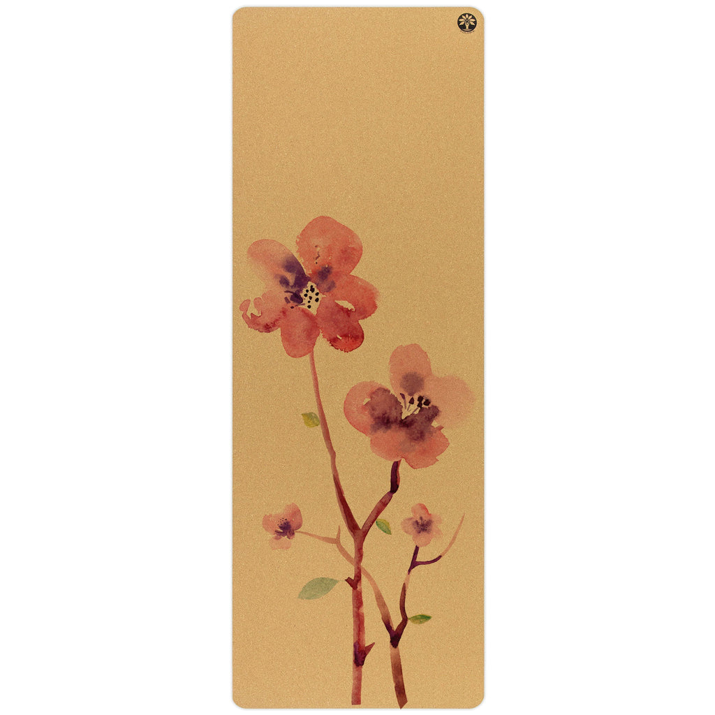 Aura Cork Yoga Mat - Blossom