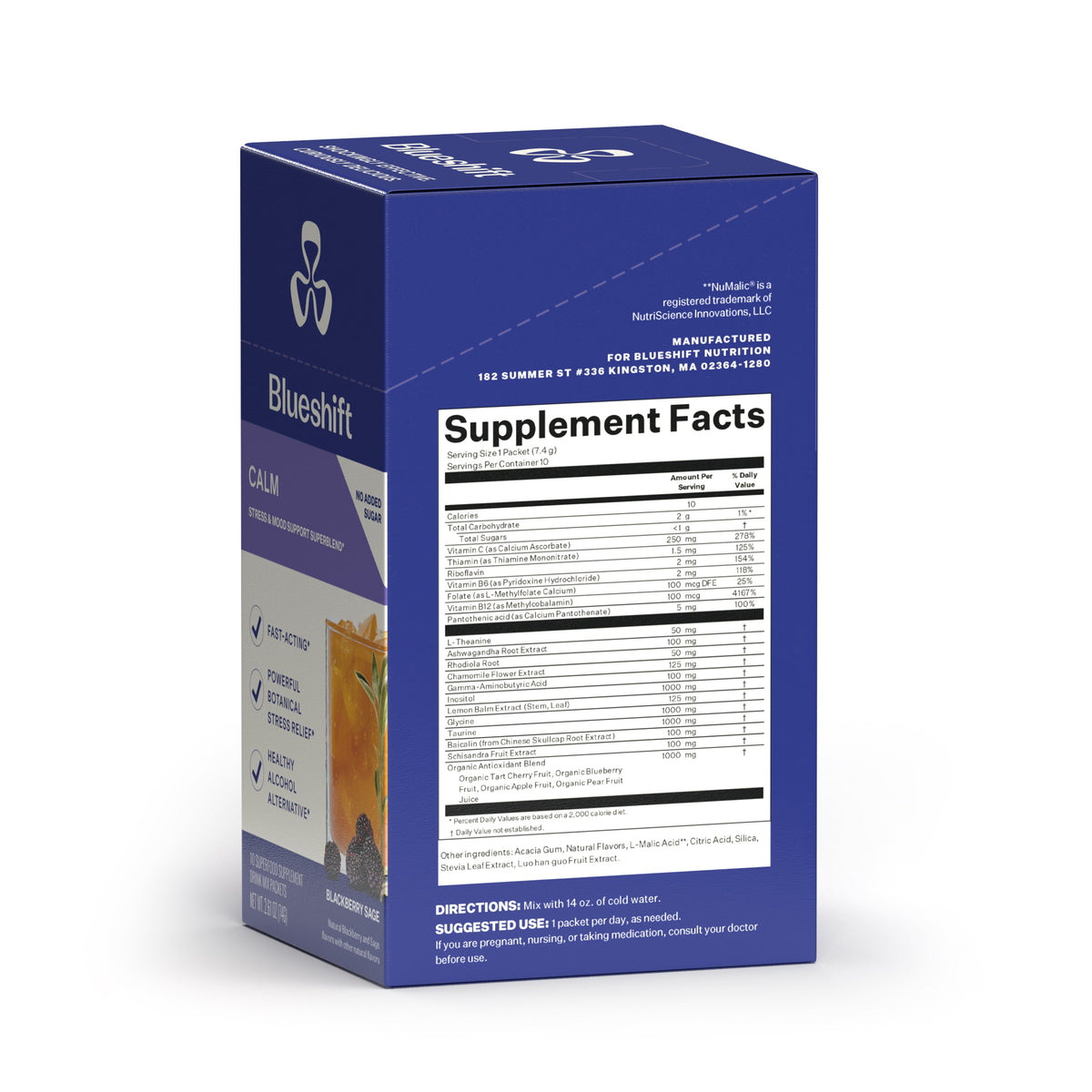 Daily Care Calm Drink Mix Powder Packets for daily home and personal routines with pantry foods and beverages