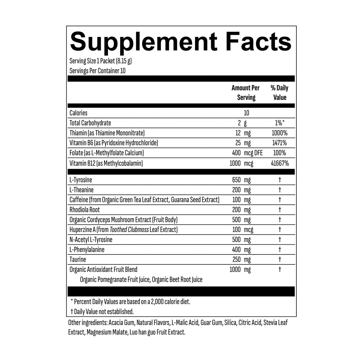 Home Essentials Energy + Focus Drink Mix Powder Packets for daily home and personal routines with pantry foods and beverages