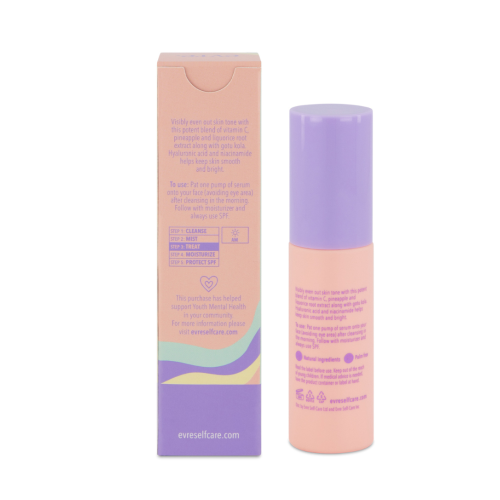 Routine Ready Bright and Early Vitamin C Repair Serum for daily home and personal routines with facial skin and sun care