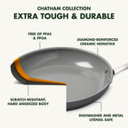 Everyday Home Chatham Open Frypan, 10 in for daily home and personal routines with cookware food storage and kitchen tools