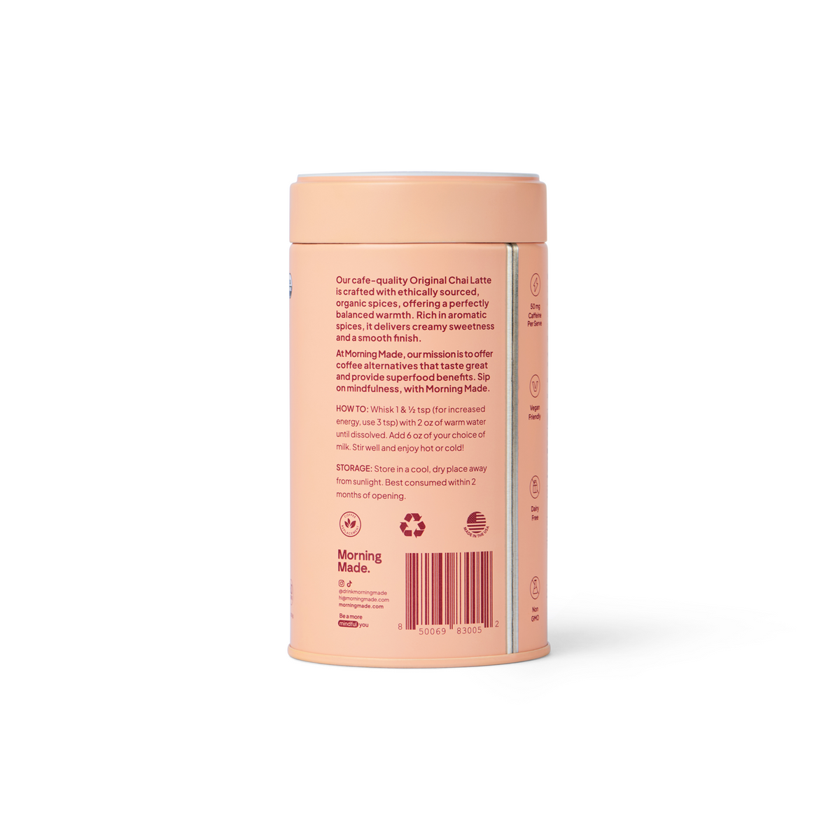 Routine Ready Chai Latte - Original for daily home and personal routines with general everyday essentials