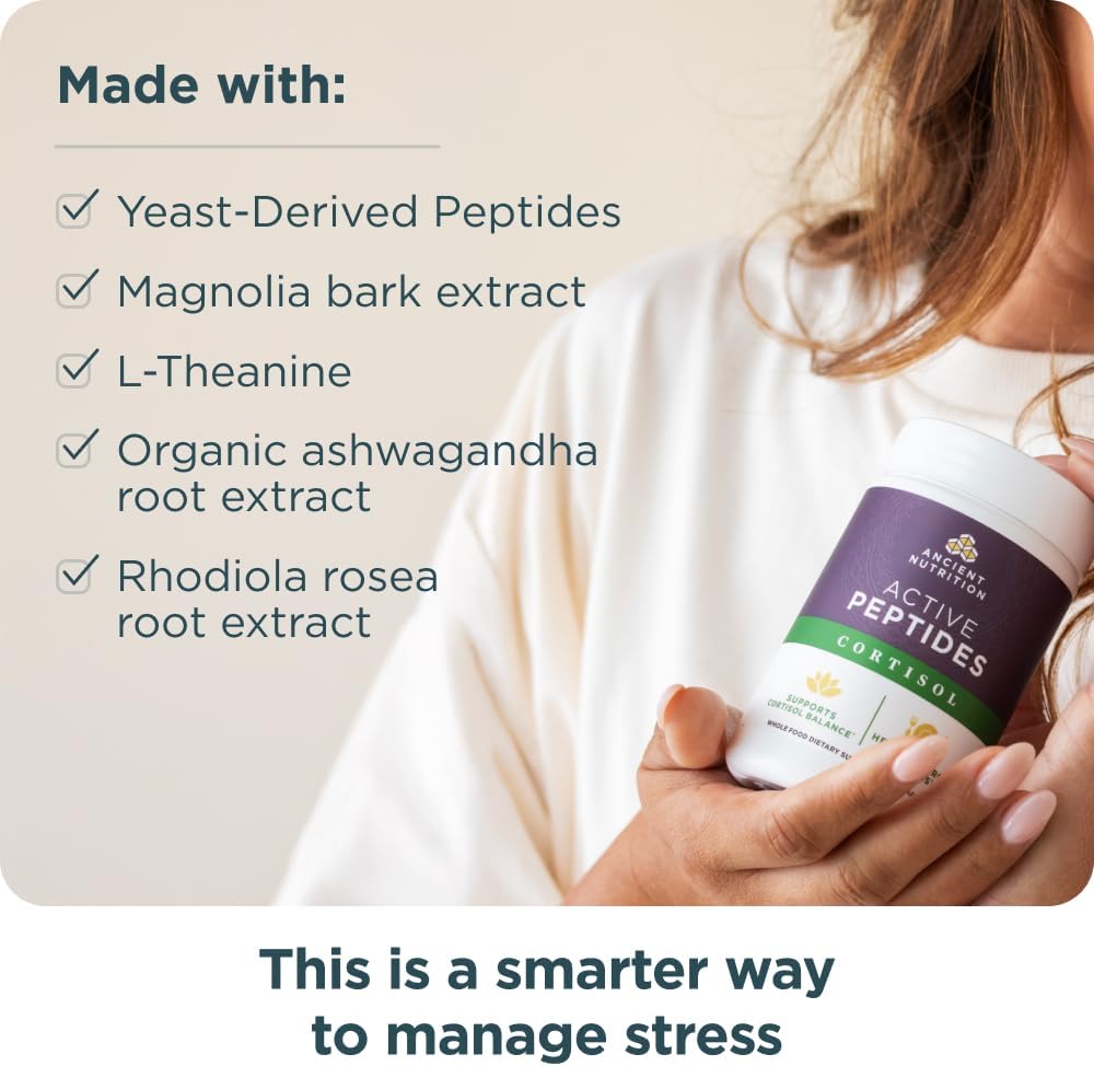 Routine Ready Active Peptides Cortisol Capsules for daily home and personal routines with general everyday essentials