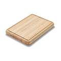 Edge-Grain Wood Prep & Serve Butcher Block, 17”