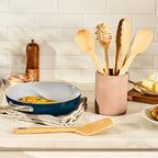 Everyday Home 5 Piece FSC-Certified Birch Wood Utensil Set for daily home and personal routines with cookware food storage and kitchen tools