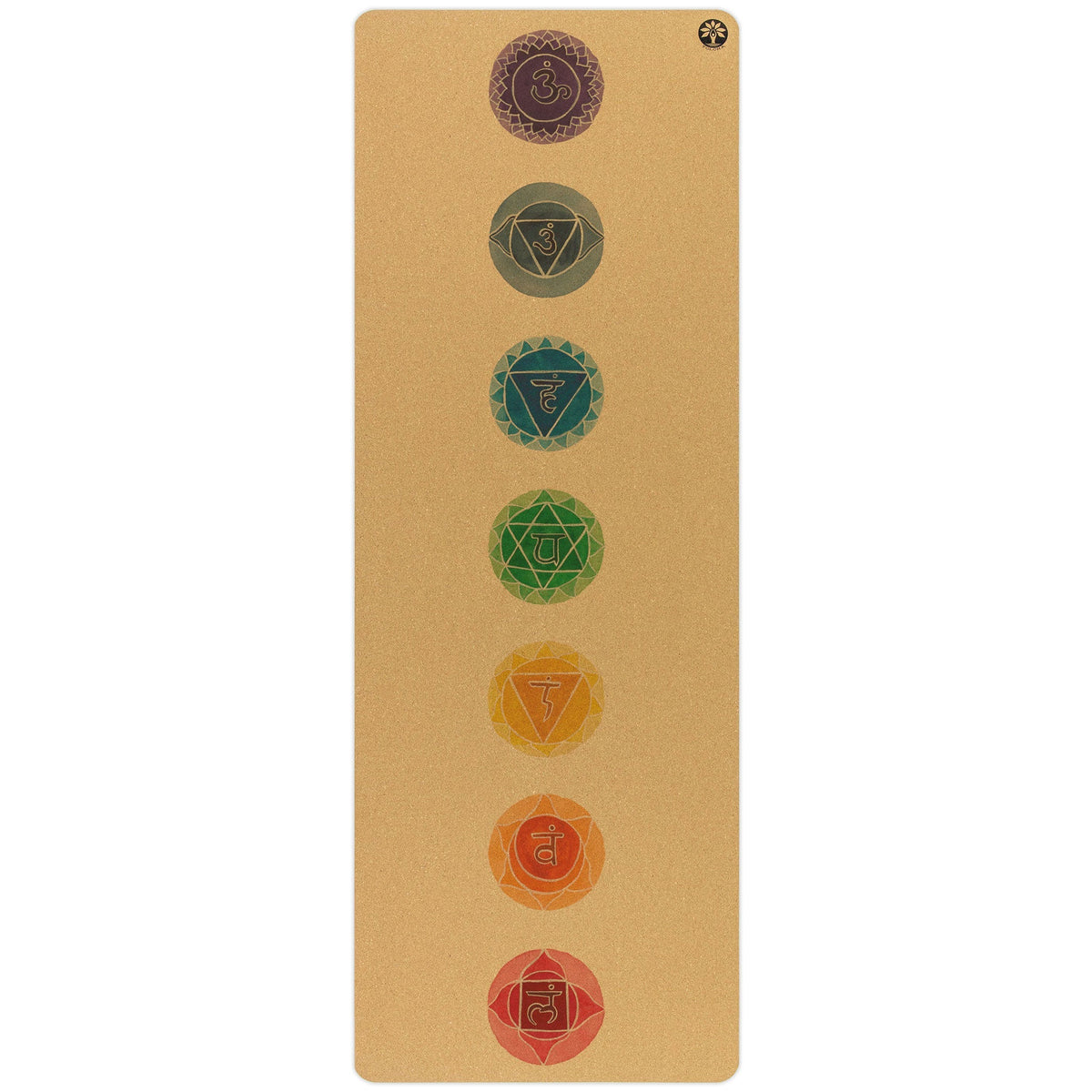 Aura Cork Yoga Mat - Chakras