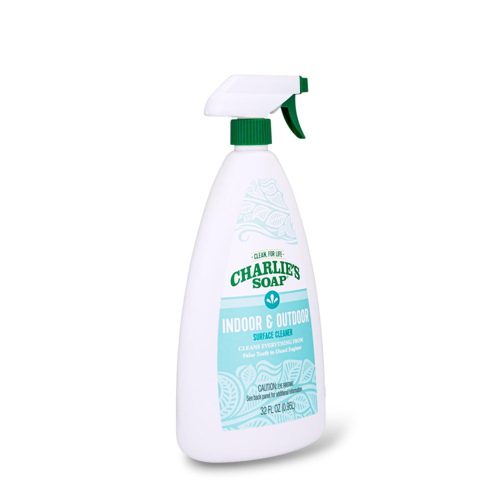 Practical Living Indoor and Outdoor Multi-Purpose Surface Cleaner Spray for daily home and personal routines with cleaning laundry and paper products