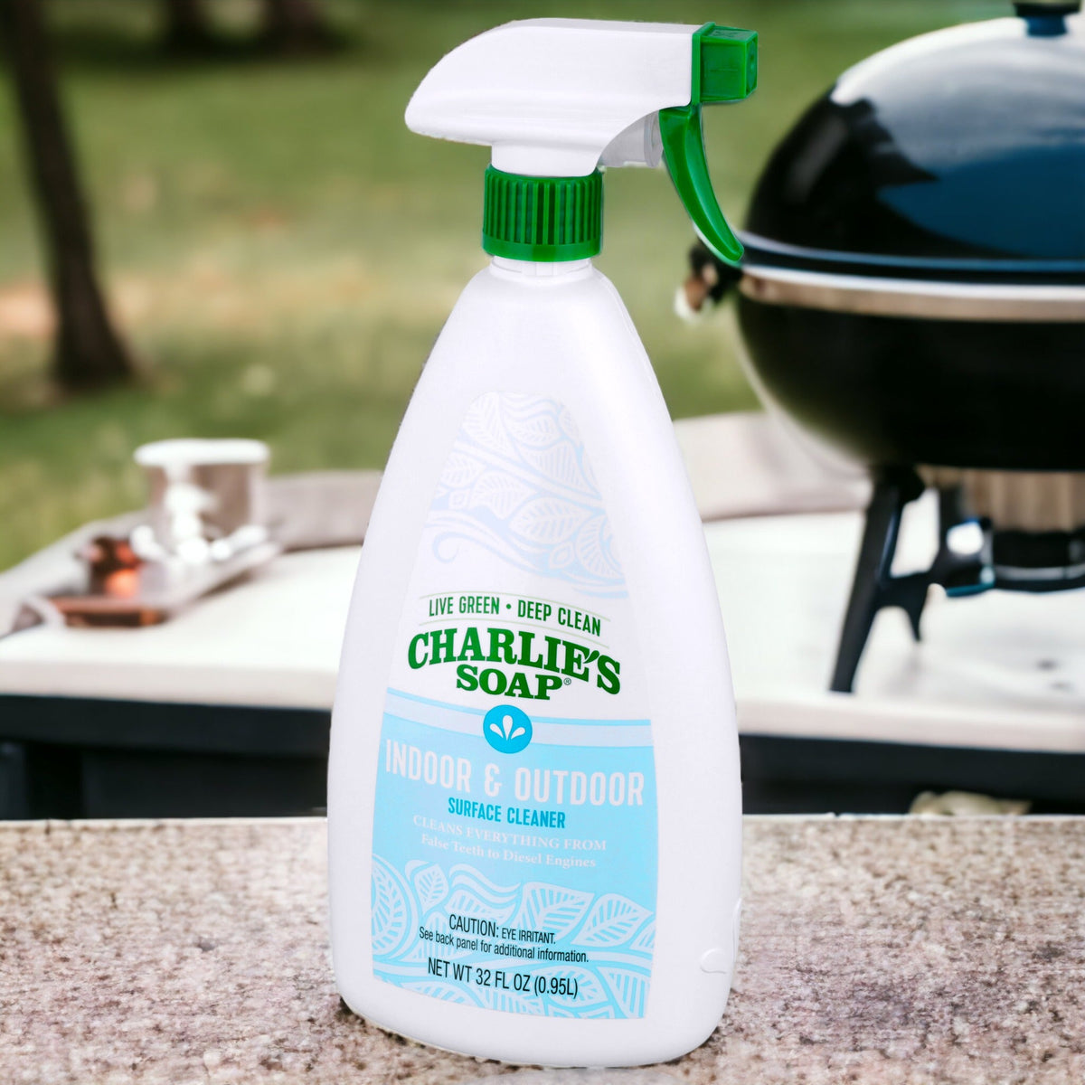 Practical Living Indoor and Outdoor Multi-Purpose Surface Cleaner Spray for daily home and personal routines with cleaning laundry and paper products