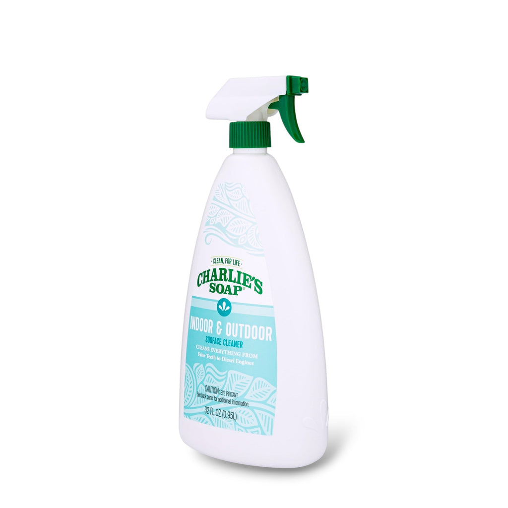 Practical Living Indoor and Outdoor Multi-Purpose Surface Cleaner Spray for daily home and personal routines with cleaning laundry and paper products