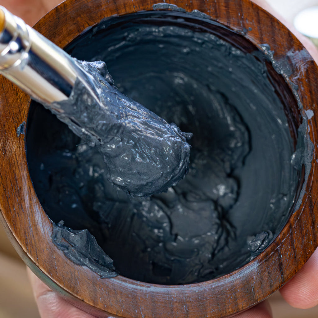 Routine Ready Activated Charcoal Clay Face Mask for daily home and personal routines with facial skin and sun care