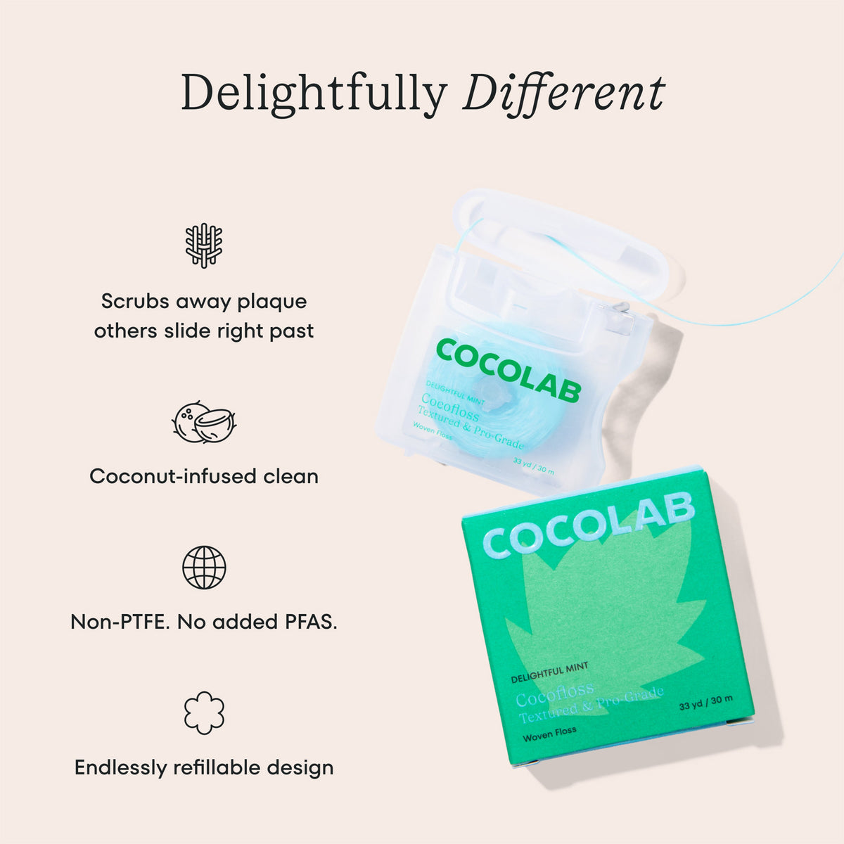 Daily Care Cocofloss Refill Trio for daily home and personal routines with oral care