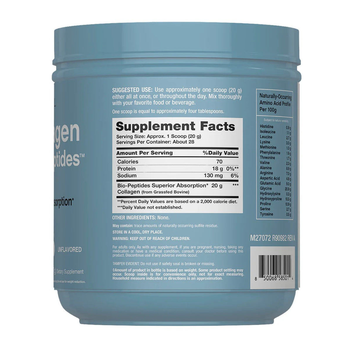 Daily Care Collagen Peptides Grass Fed Performance for daily home and personal routines with general everyday essentials