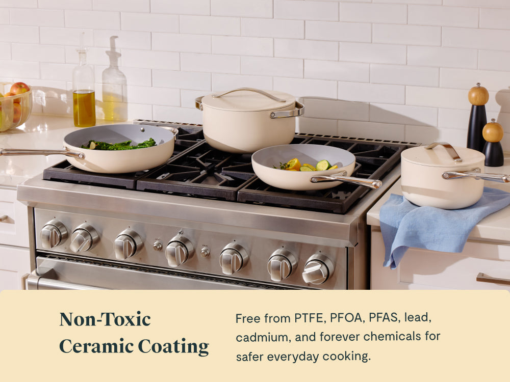 Practical Living Ceramic Fry Pan, 10.5 Non-Stick for daily home and personal routines with cookware food storage and kitchen tools