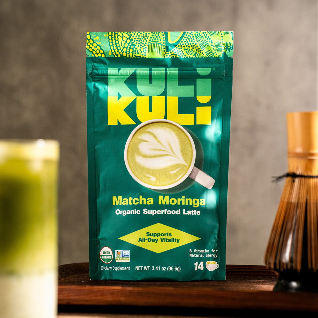Practical Living Energizing Organic Superfood Latte for daily home and personal routines with pantry foods and beverages