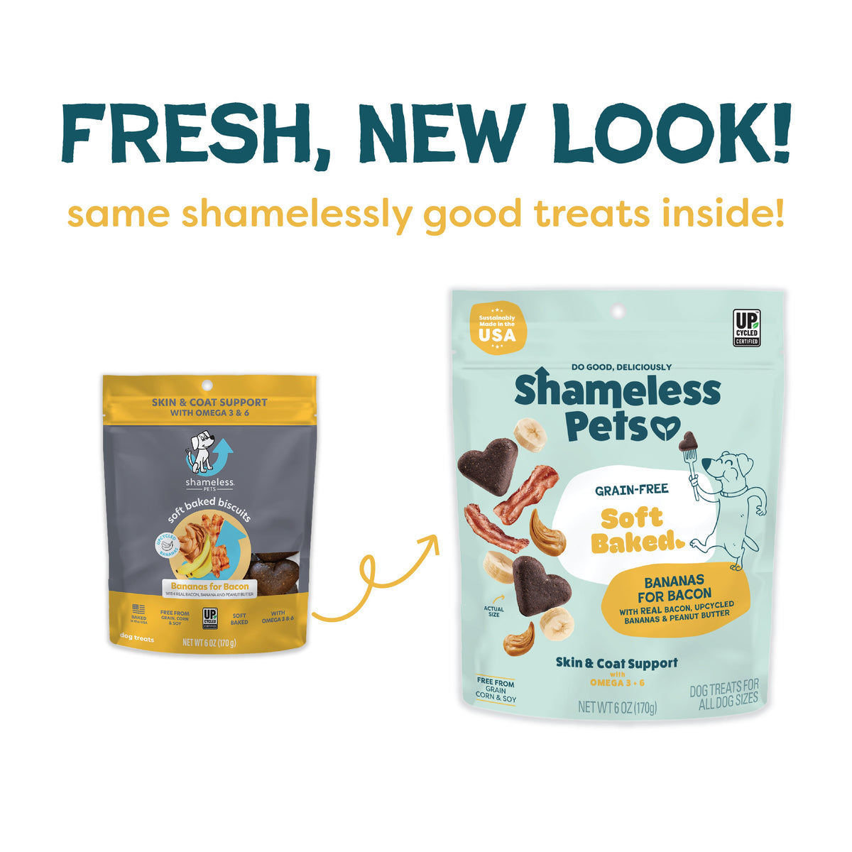 Daily Care Bananas for Bacon Soft-Baked Dog Treats for daily home and personal routines with pet care treats and accessories