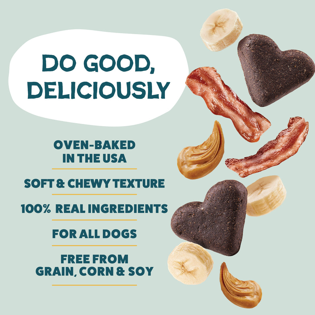 Daily Care Bananas for Bacon Soft-Baked Dog Treats for daily home and personal routines with pet care treats and accessories