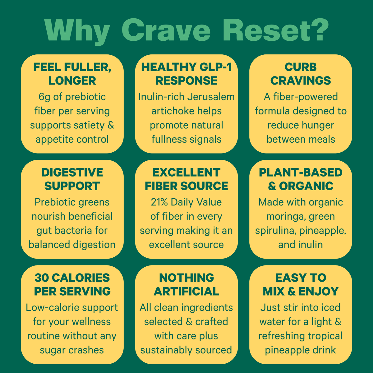 Home Essentials Crave Reset Superfood Drink Mix for daily home and personal routines with pantry foods and beverages