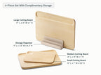 Practical Living 4 Piece Cutting Board Set for daily home and personal routines with general everyday essentials