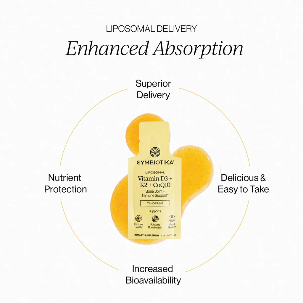 Everyday Home Liposomal Vitamin D3 + K2 + CoQ10 - Bone, Joint + Immune Support for daily home and personal routines with general everyday essentials