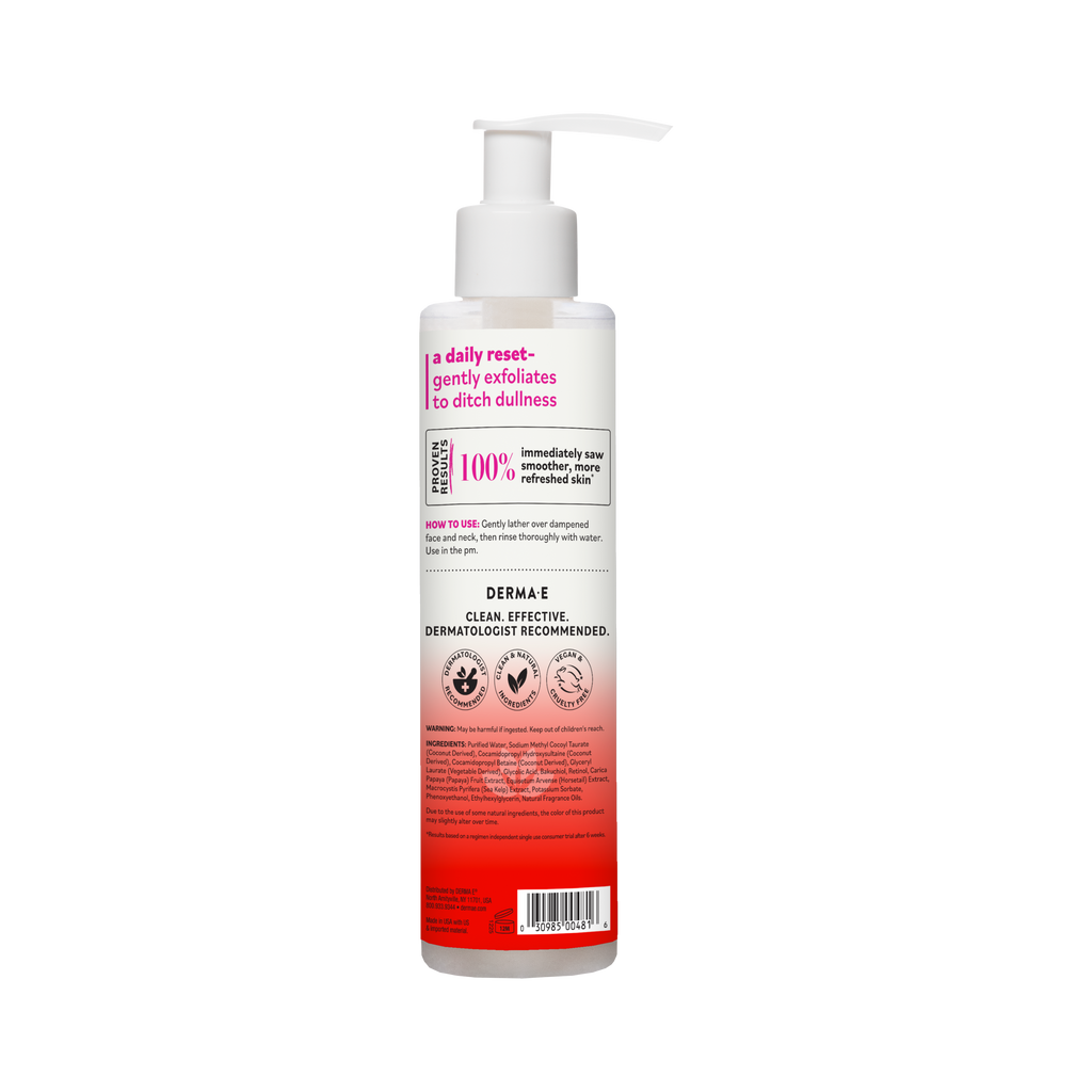 Home Essentials Anti-Wrinkle Cleanser for daily home and personal routines with facial skin and sun care