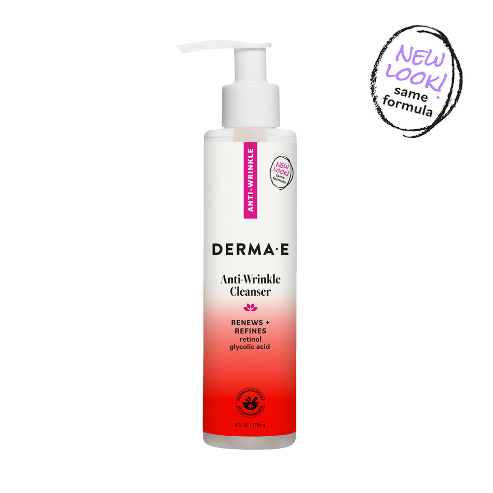 Home Essentials Anti-Wrinkle Cleanser for daily home and personal routines with facial skin and sun care