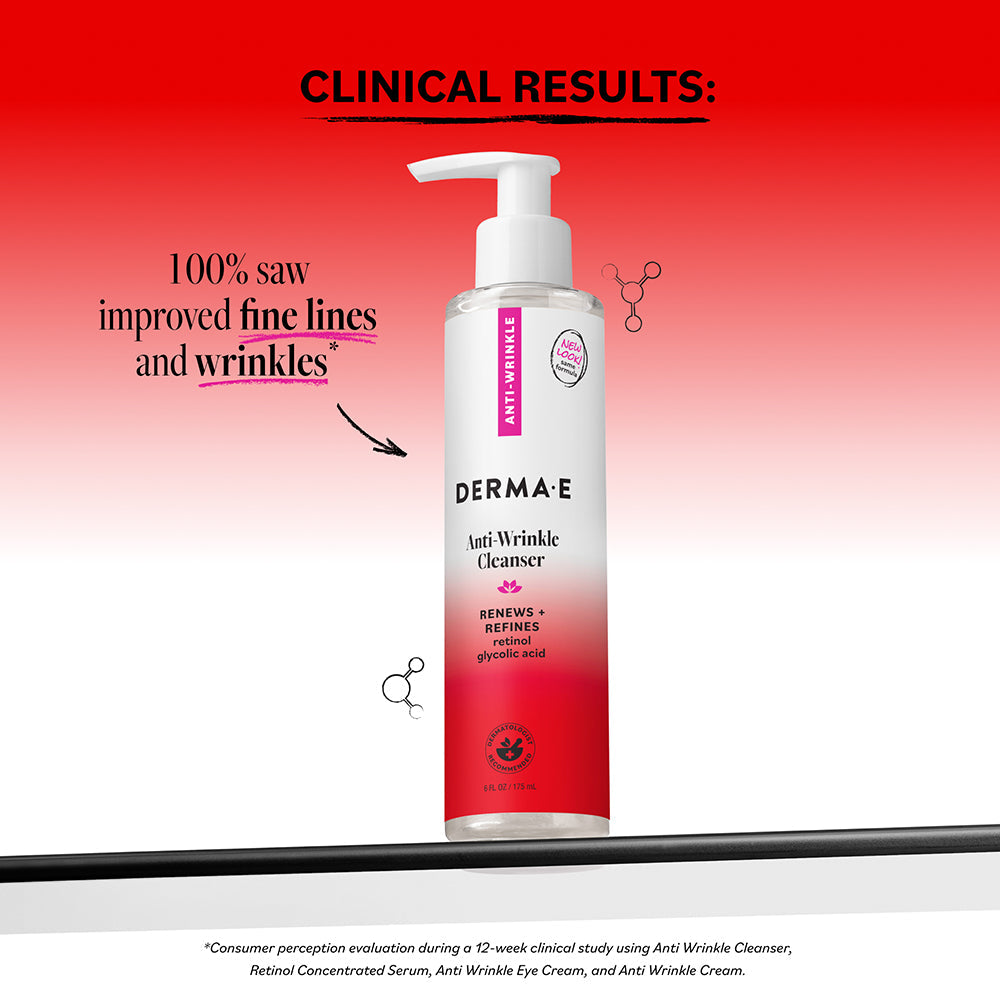Home Essentials Anti-Wrinkle Cleanser for daily home and personal routines with facial skin and sun care