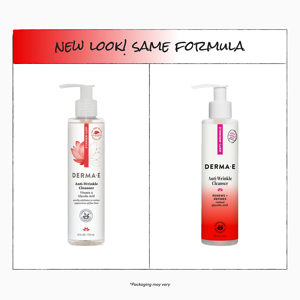 Home Essentials Anti-Wrinkle Cleanser for daily home and personal routines with facial skin and sun care