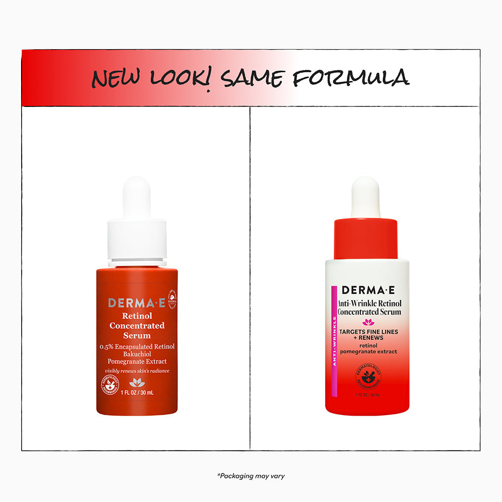 Everyday Home Anti-Wrinkle Retinol Concentrated Serum for daily home and personal routines with facial skin and sun care