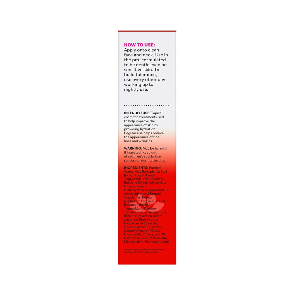 Daily Care Anti-Wrinkle Retinol Night Treatment for daily home and personal routines with facial skin and sun care