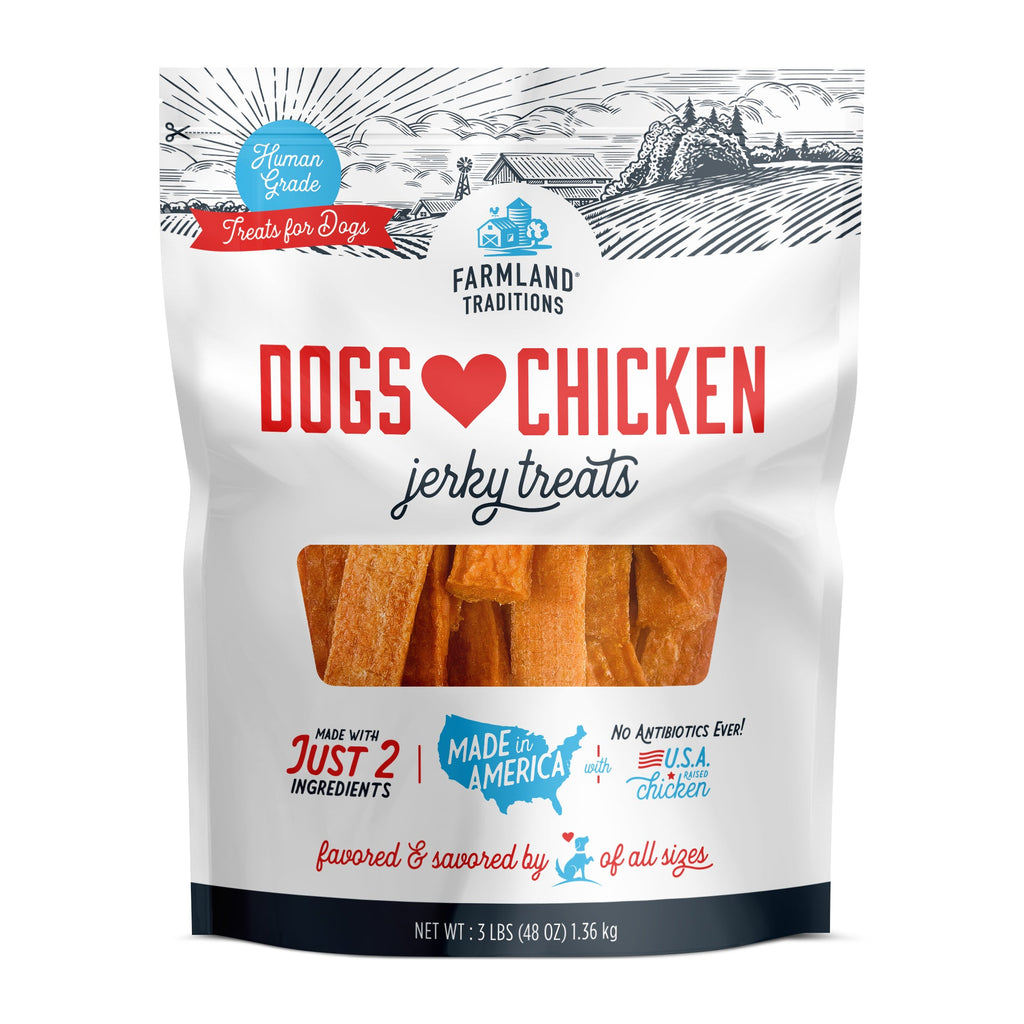 Dogs Love - Chicken Human Grade, No Antibiotics Ever Jerky Treats