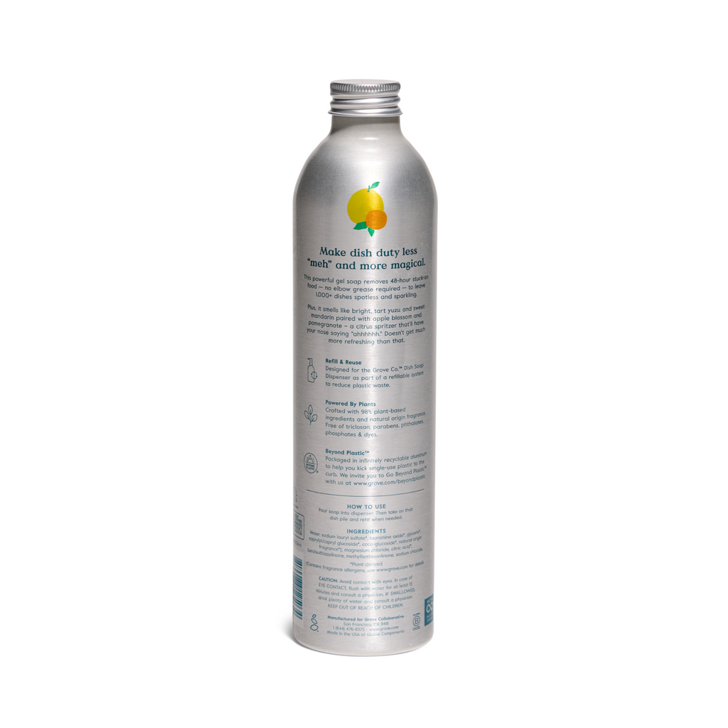 Everyday Home Dish Soap Refill, Gel Tough on Grease and Grime for daily home and personal routines with cleaning laundry and paper products