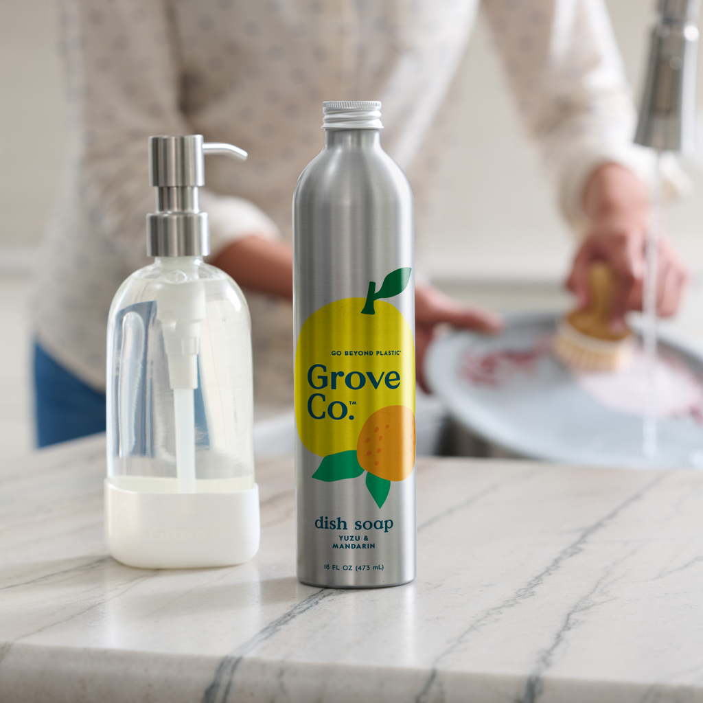 Everyday Home Dish Soap Refill, Gel Tough on Grease and Grime for daily home and personal routines with cleaning laundry and paper products