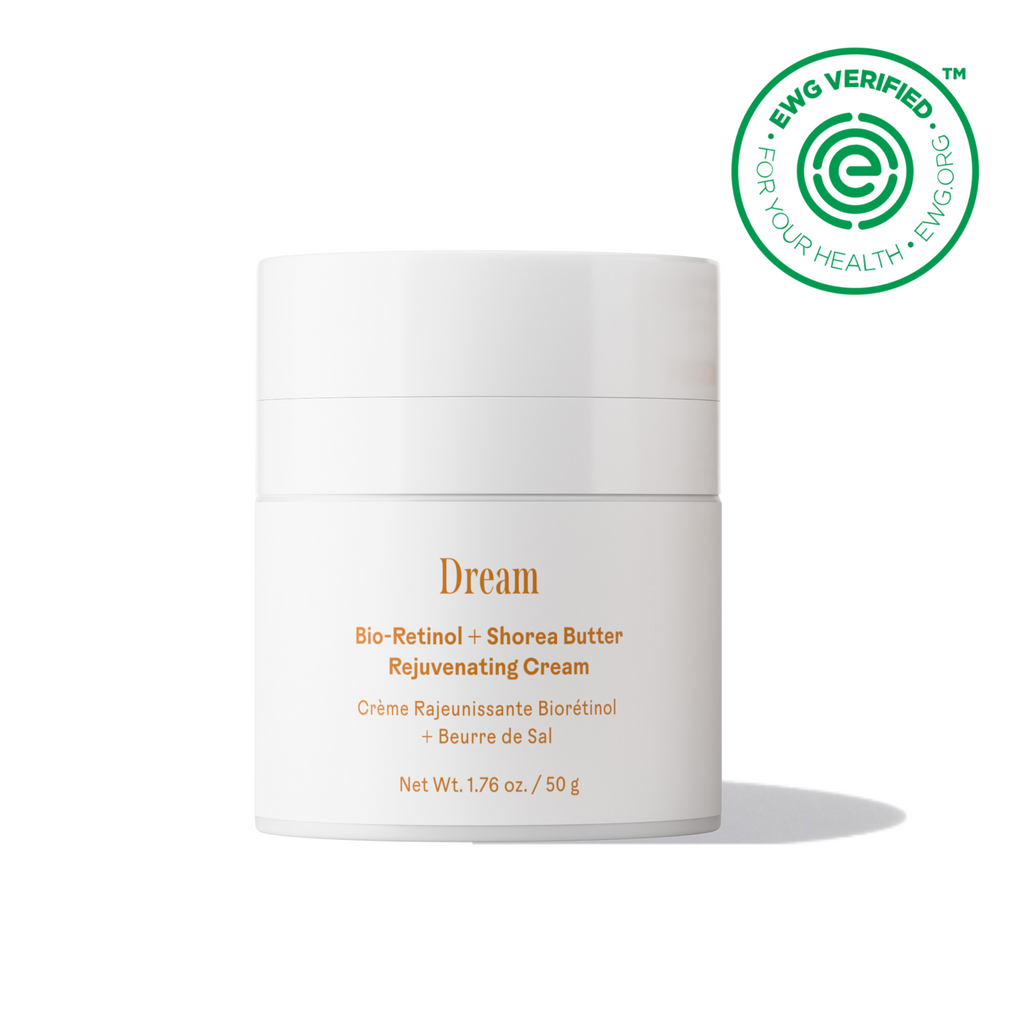 Practical Living Dream Bio-Retinol + Shorea Butter Rejuvenating Cream for daily home and personal routines with facial skin and sun care