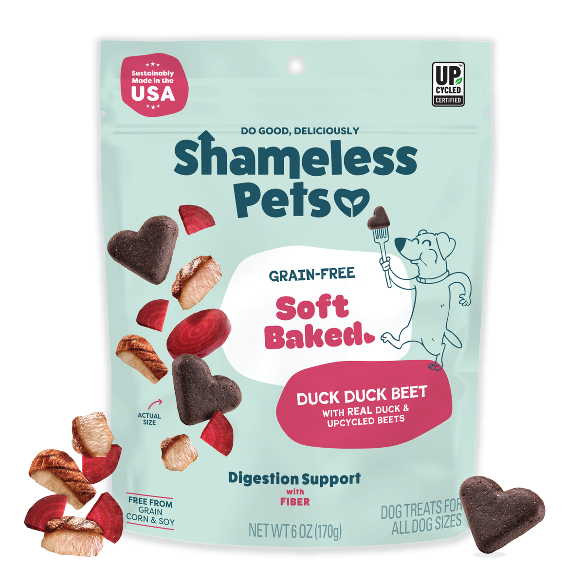 Duck Duck Beet Soft-Baked Dog Treats