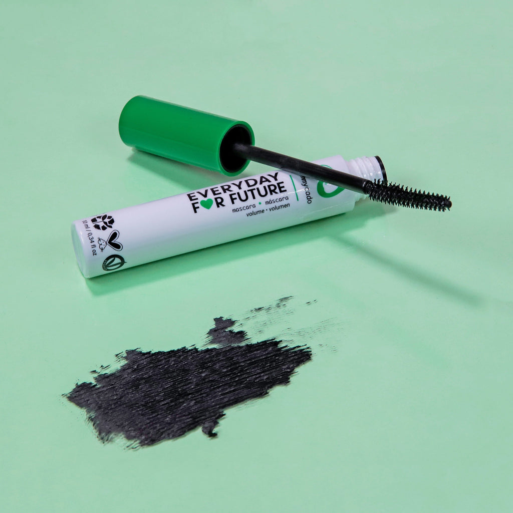 Practical Living Lengthening Avocado Mascara with Castor Oil for daily home and personal routines with pantry foods and beverages