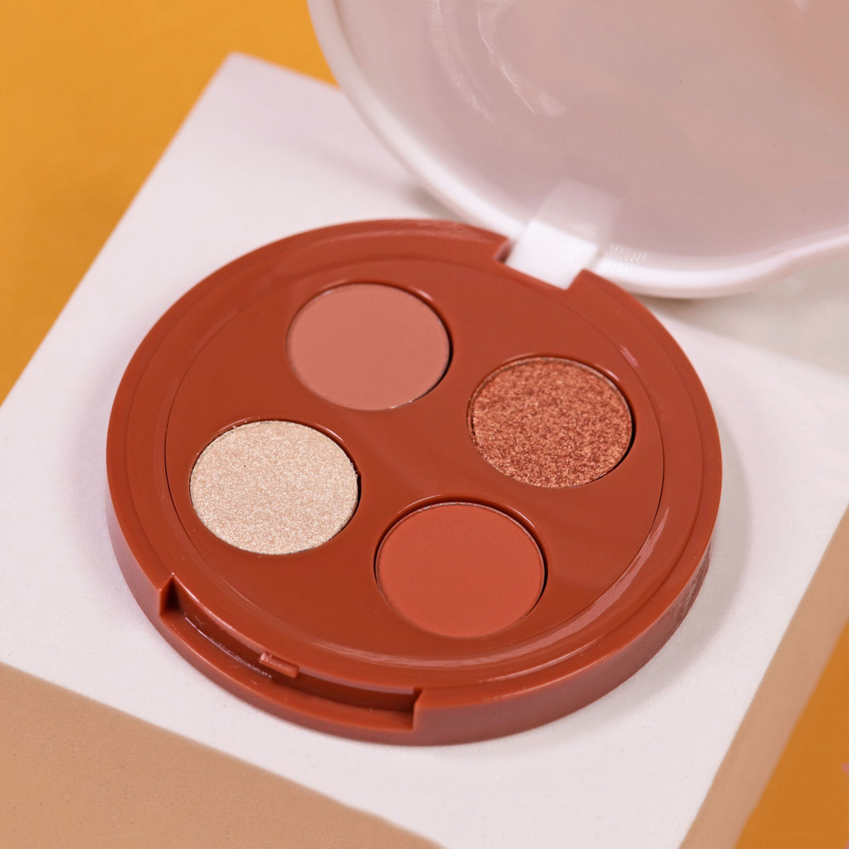 Practical Living Coffee Oil Infused Pigmented Eyeshadow Palette for daily home and personal routines with cookware food storage and kitchen tools
