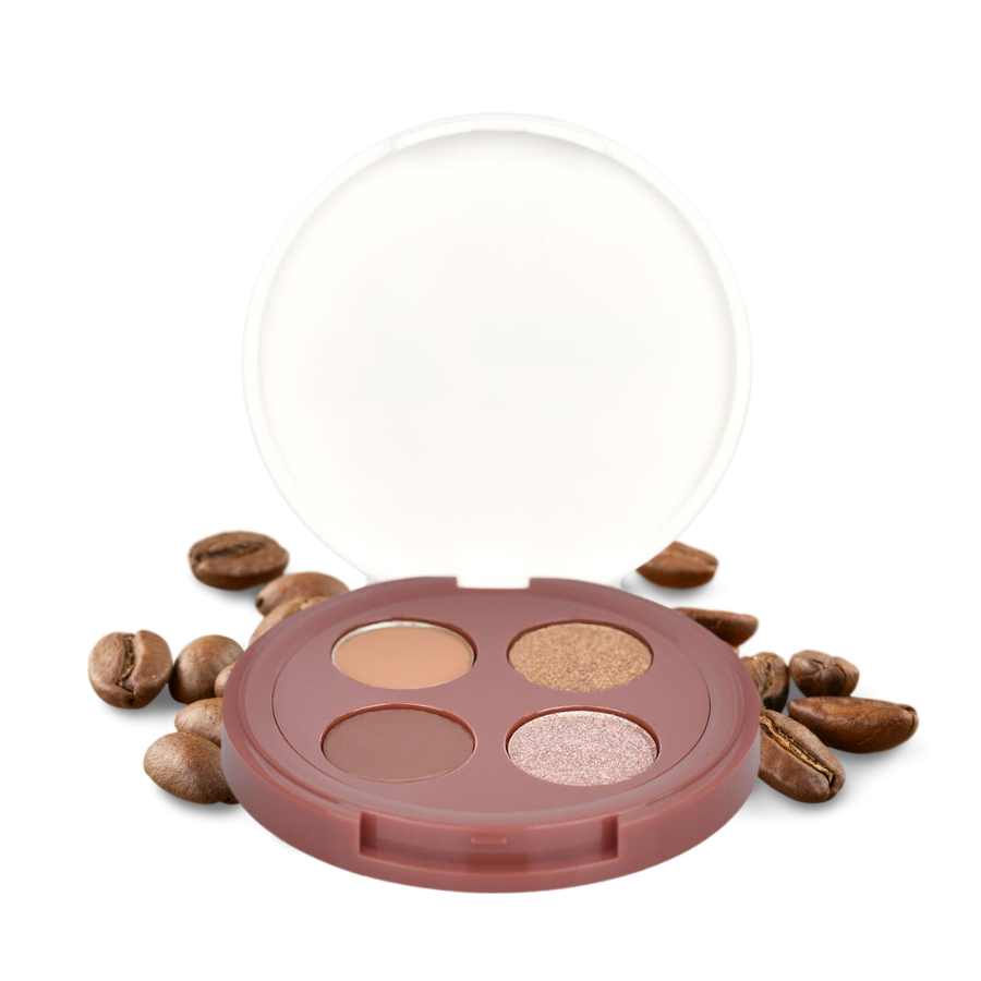 Practical Living Coffee Oil Infused Pigmented Eyeshadow Palette for daily home and personal routines with cookware food storage and kitchen tools