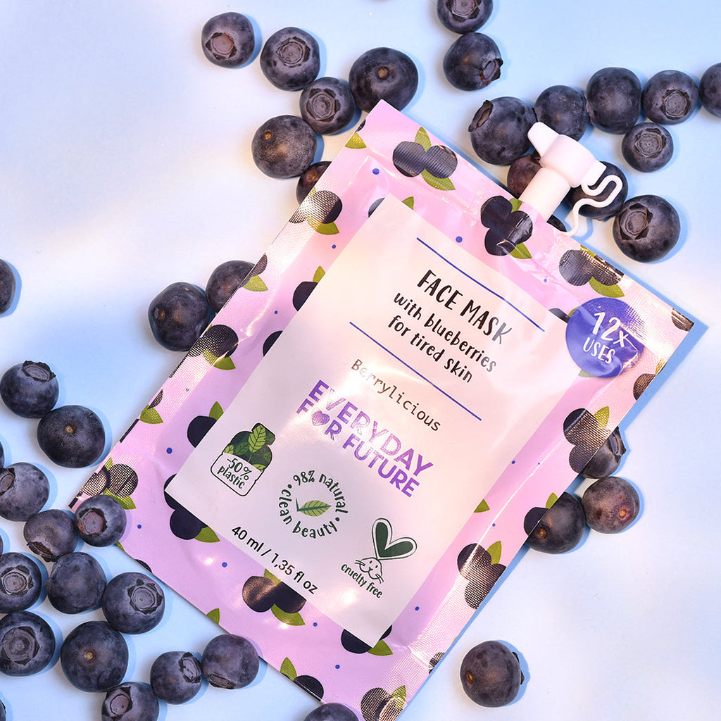 Everyday Home Firming Blueberry Face Mask for daily home and personal routines with facial skin and sun care