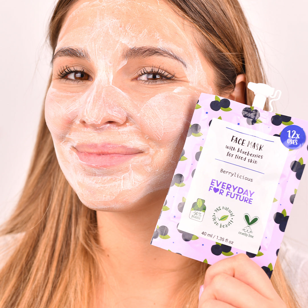 Everyday Home Firming Blueberry Face Mask for daily home and personal routines with facial skin and sun care