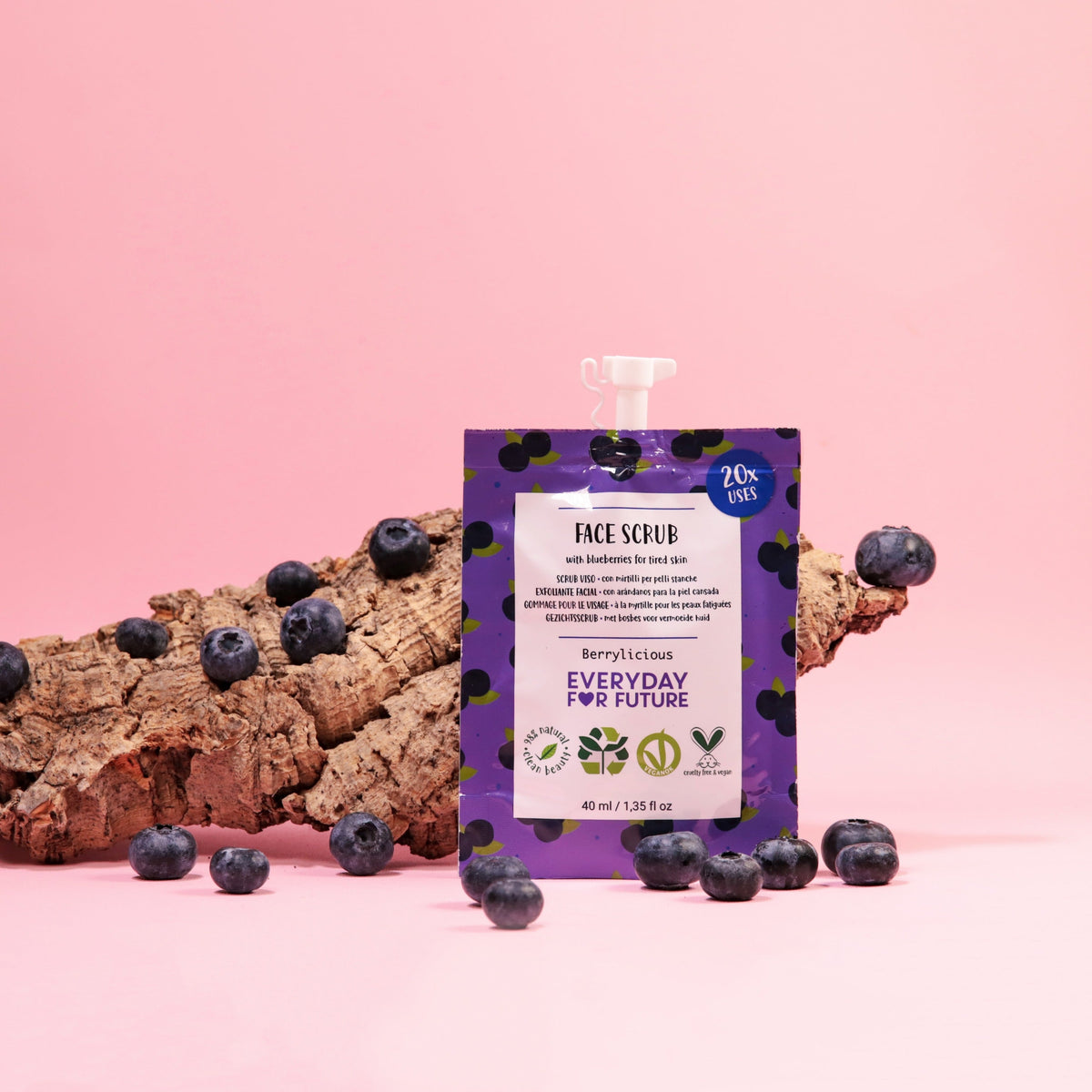 Daily Care Firming Blueberry Face Scrub for daily home and personal routines with cleaning laundry and paper products