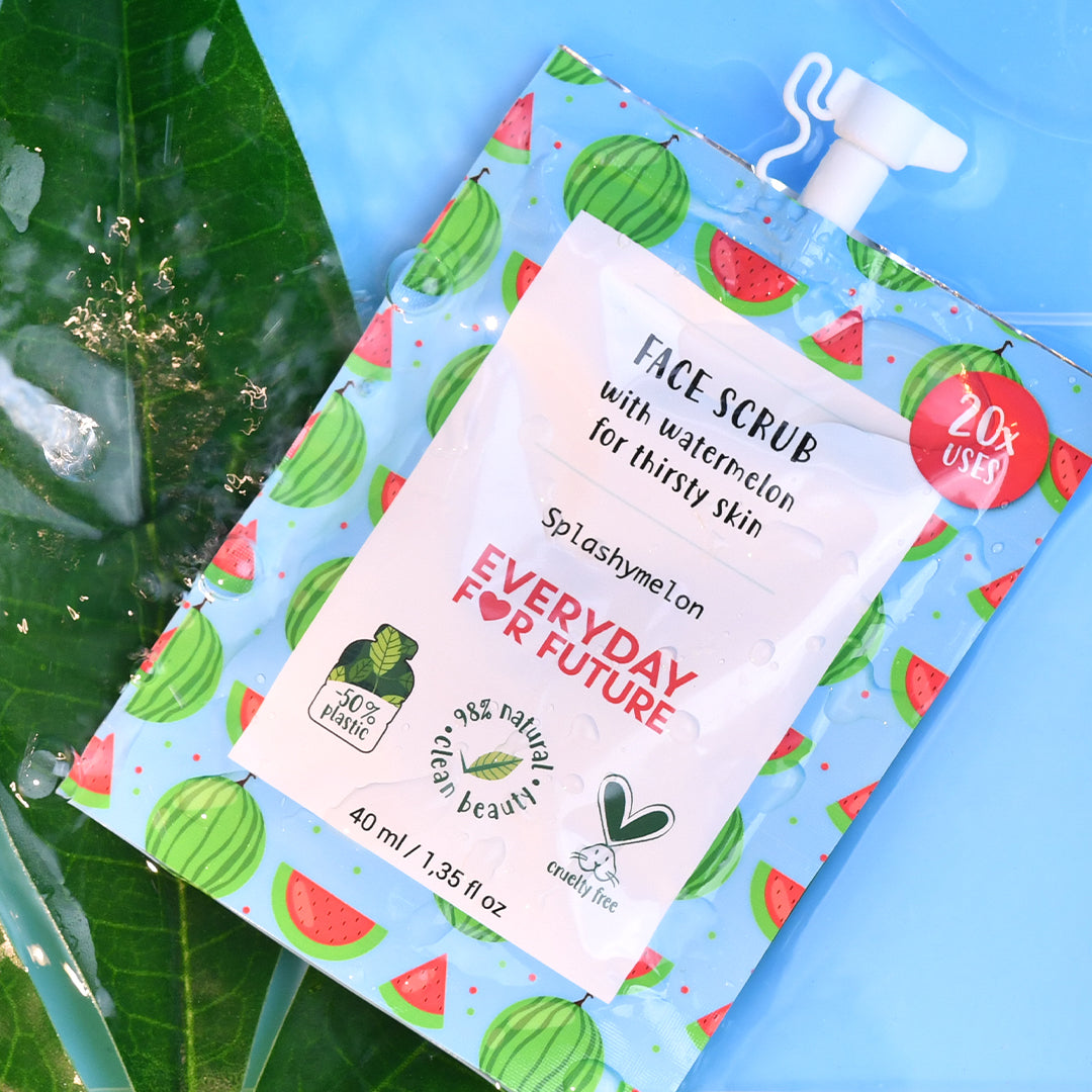 Daily Care Hydrating Watermelon Face Scrub for daily home and personal routines with cleaning laundry and paper products