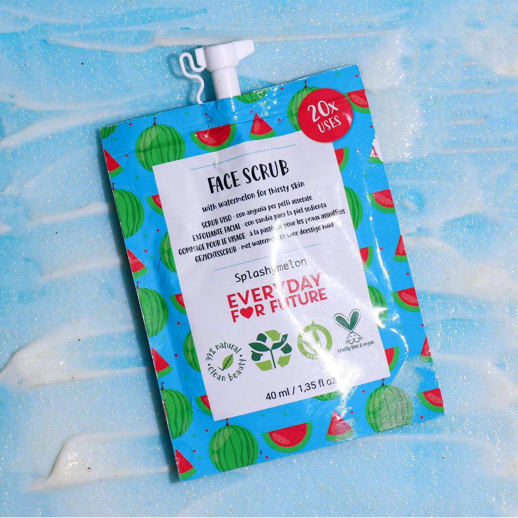 Daily Care Hydrating Watermelon Face Scrub for daily home and personal routines with cleaning laundry and paper products