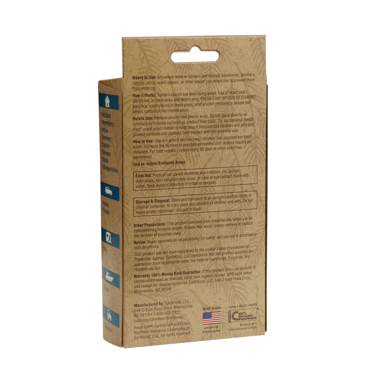 Practical Living Fresh Cab Spider Deterrent for daily home and personal routines with general everyday essentials