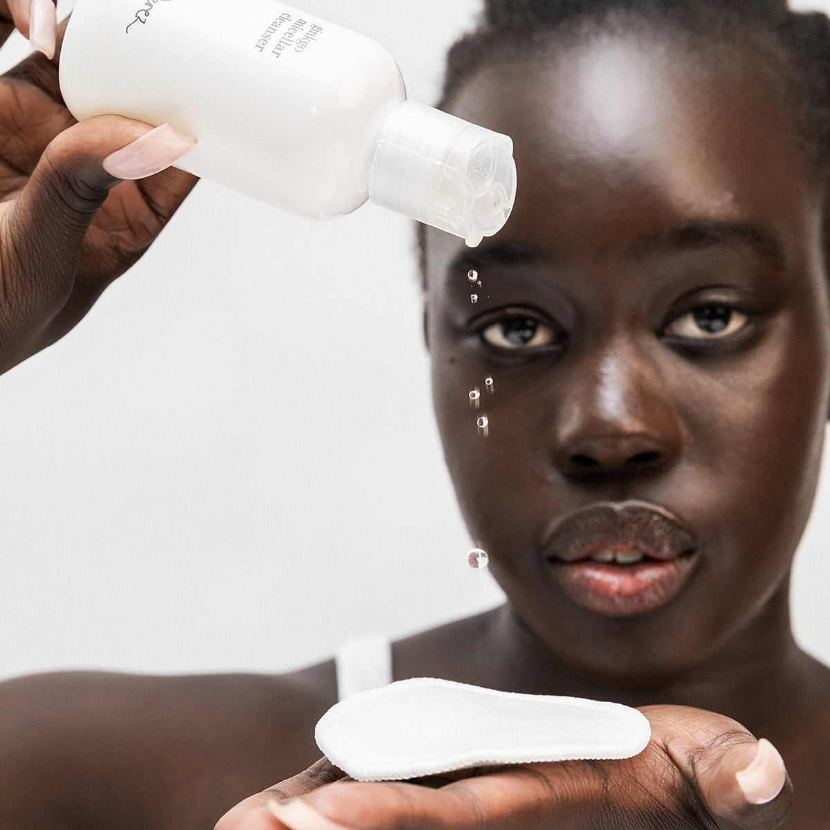 Routine Ready Ginkgo Micellar Cleanser for daily home and personal routines with facial skin and sun care