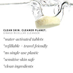 Routine Ready Ginkgo Micellar Cleanser for daily home and personal routines with facial skin and sun care